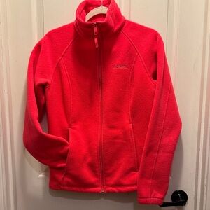 Columbia Vibrant Red Full-Zip Fleece